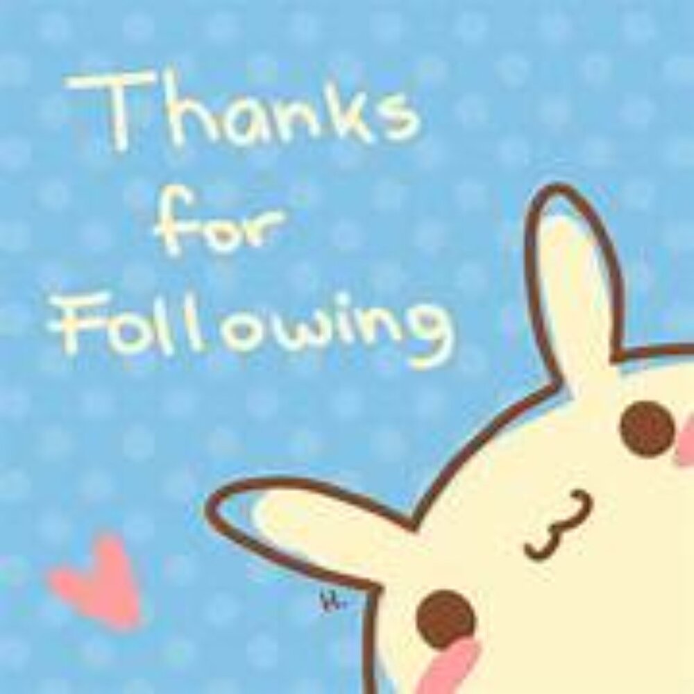 Thanks for Following!